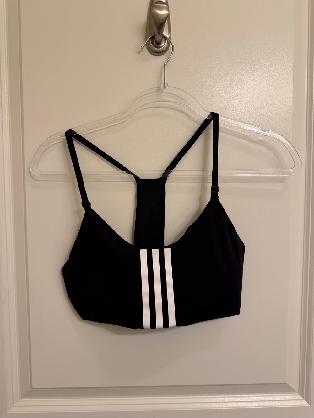 Adidas Black Strappy Sports Bra